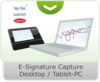 e-Sign Capture Desktop-Tablet-PC